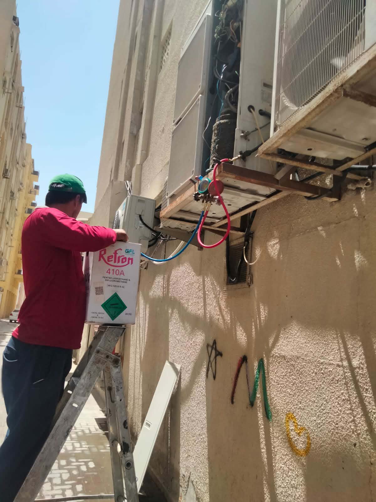 AC gas filling and refilling service