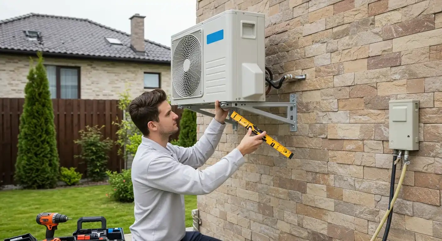 Residential AC installation
